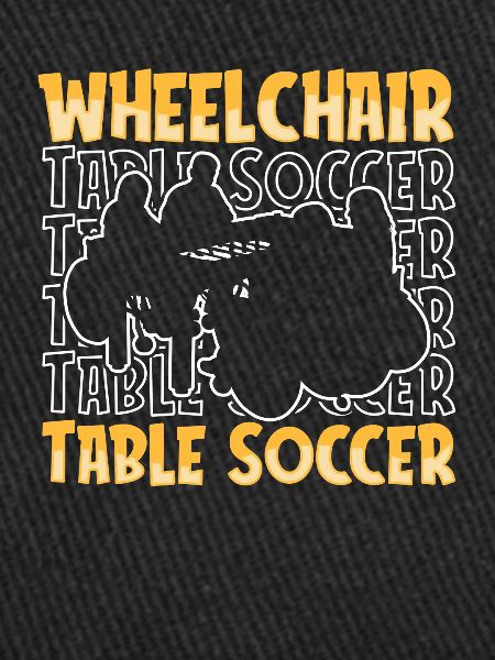 Tischfußball Kicker Rollstuhl