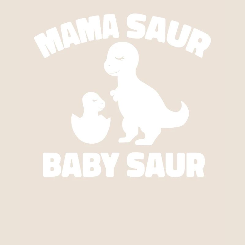 Maman Mère Dinosaure Mama Saur Bébé Saur