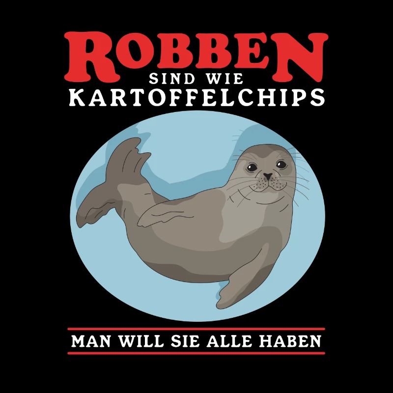 Robbe Seehund Seelöwe Kegelrobbe Robben Geschenk