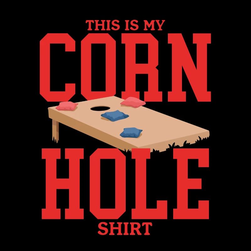 Cornhole Spieler Sackloch Bean Bag Geschenk