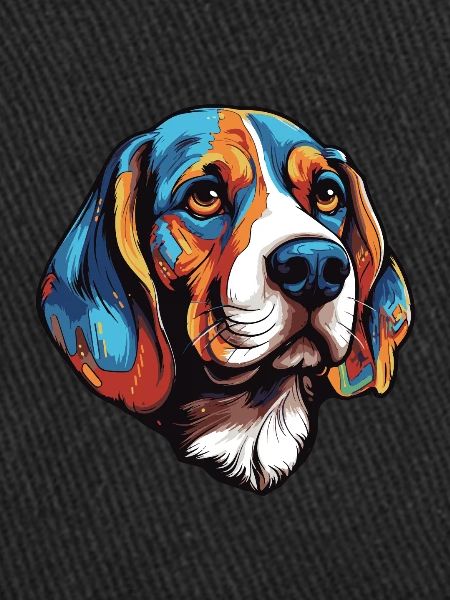 Beagle Dog Portrait