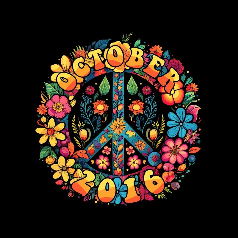 Flower Power Hippie Birthday - October 2016