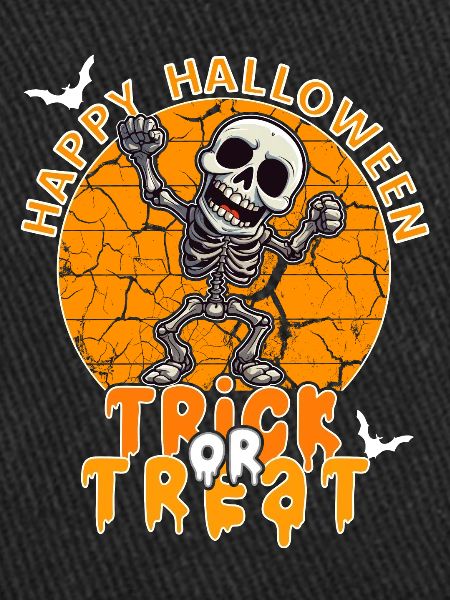 Halloween Design Squelette effrayant