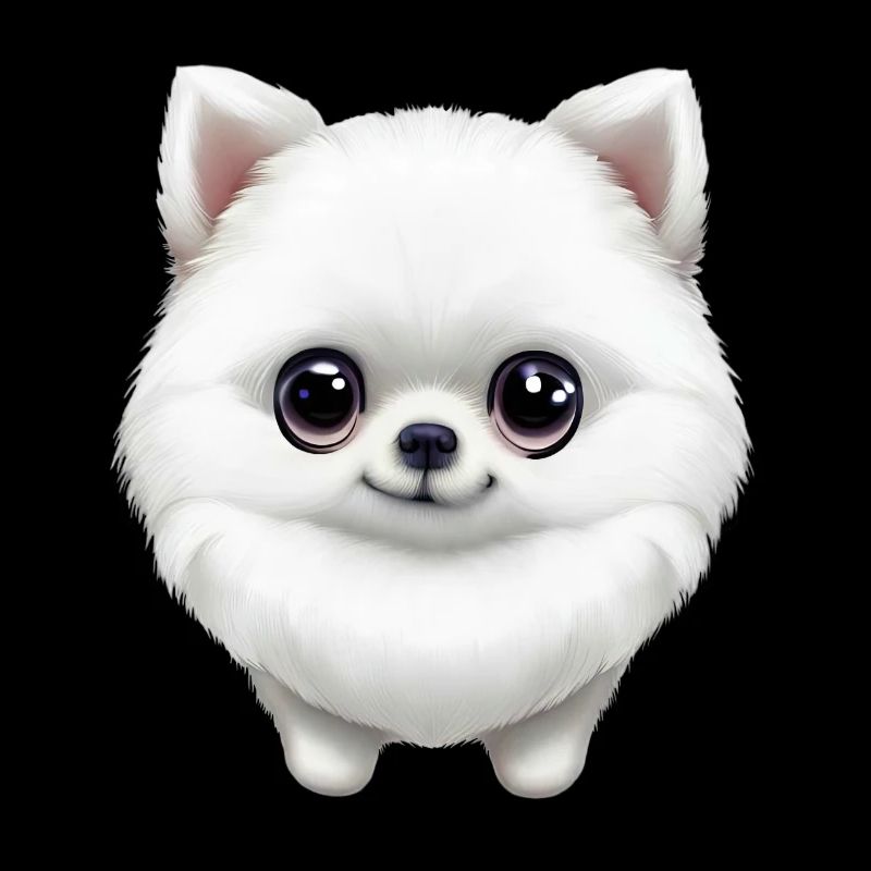 Adorable chiot de Poméranie
