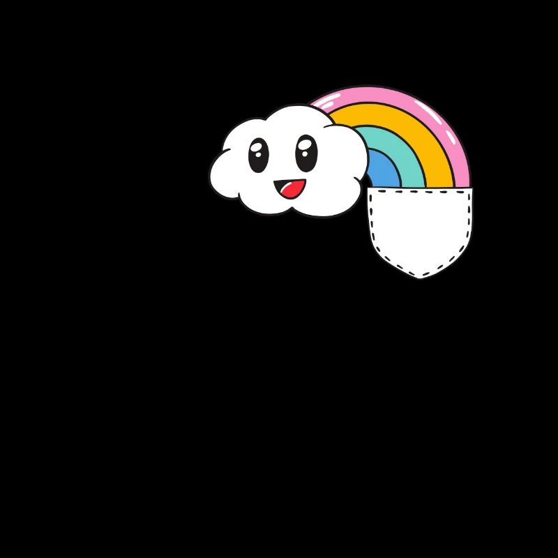 Funny Rainbow Bag Kawaii Cute Cloud