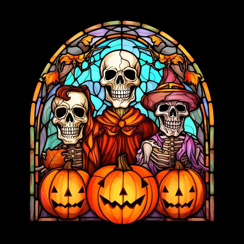 Vitrail d’Halloween
