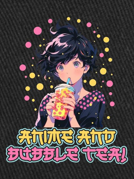 Anime et Boba Bubble Tea