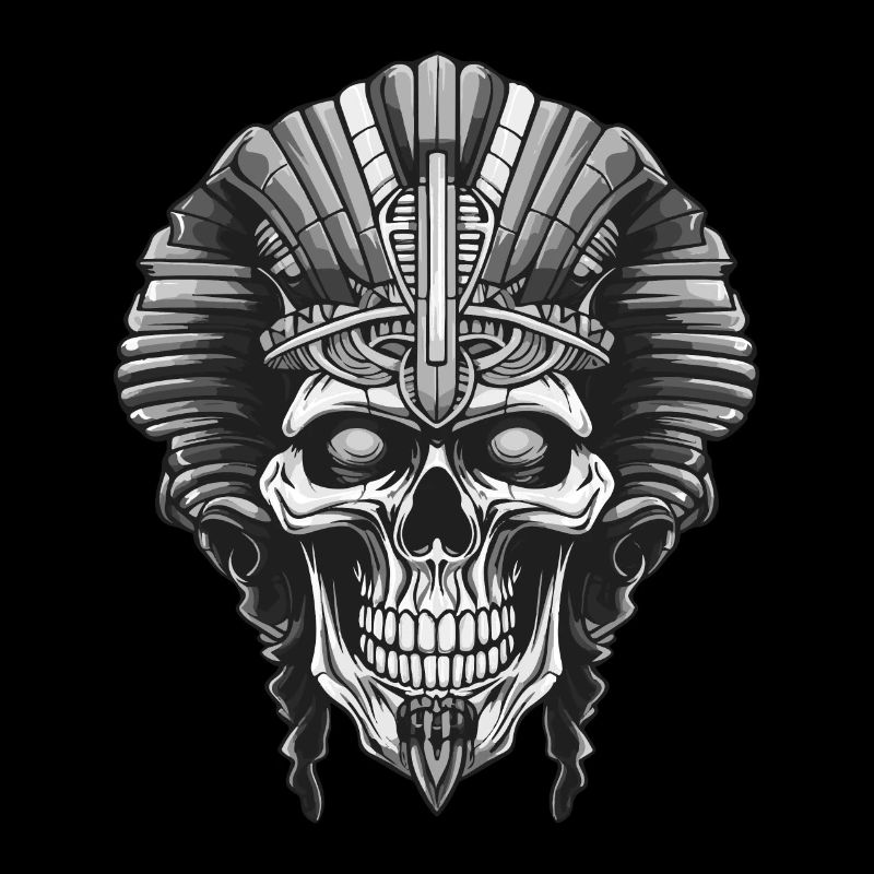 Symbole du crâne de pharaon