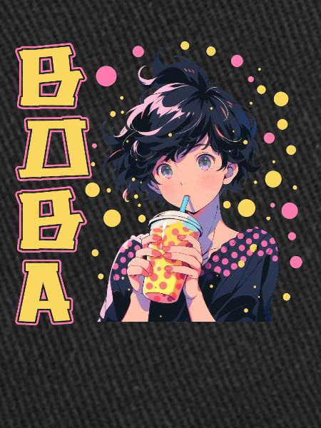 Anime et Boba Bubble Tea