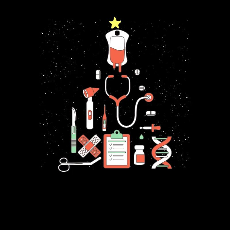 Nurse Christmas Tree RN Registered