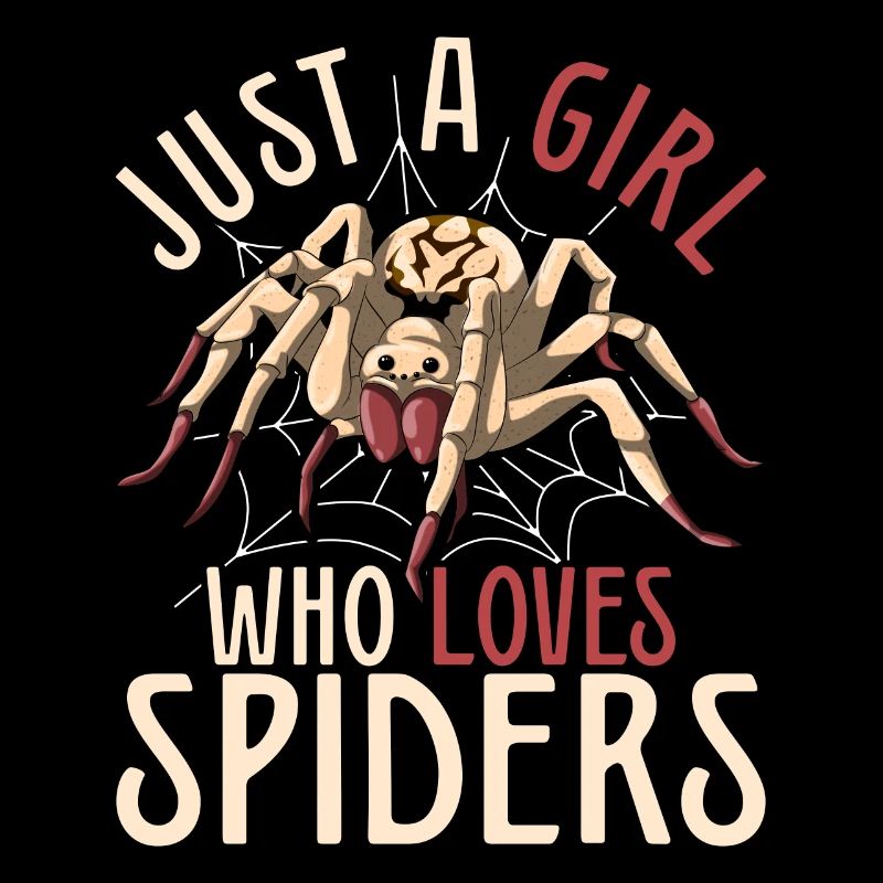 Arachnide Tierliebhaber Mädchen Geschenk Spinne