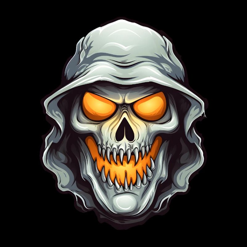 Squelette de crâne Halloween