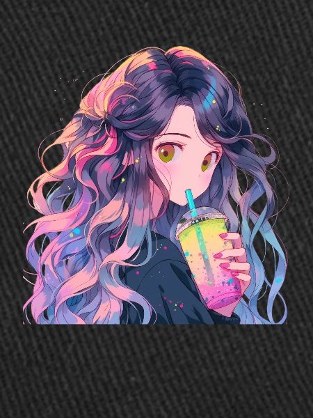 Anime et Boba Bubble Tea