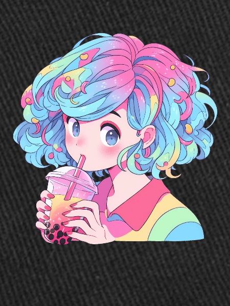 Anime et Boba Bubble Tea
