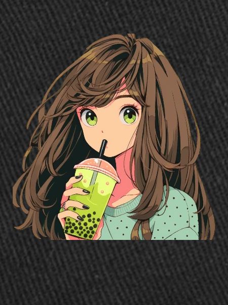 Anime et Boba Bubble Tea