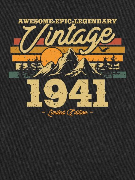 83e anniversaire Nostalgie 1941 Millésime