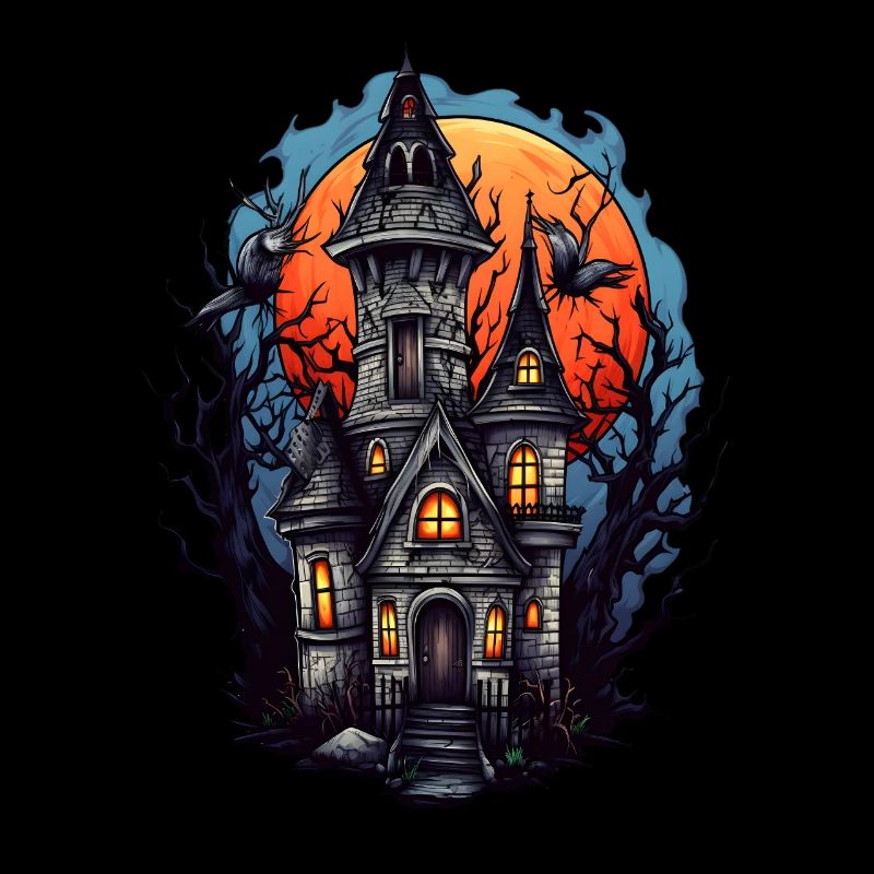 Maison hantée effrayante