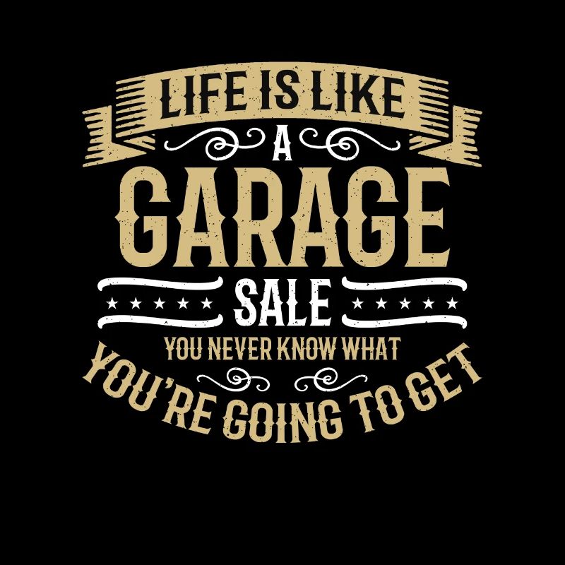 La vie de vente de garage est comme une vente de garage
