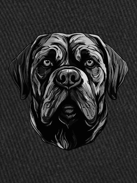 Portrait de chien Mastiff
