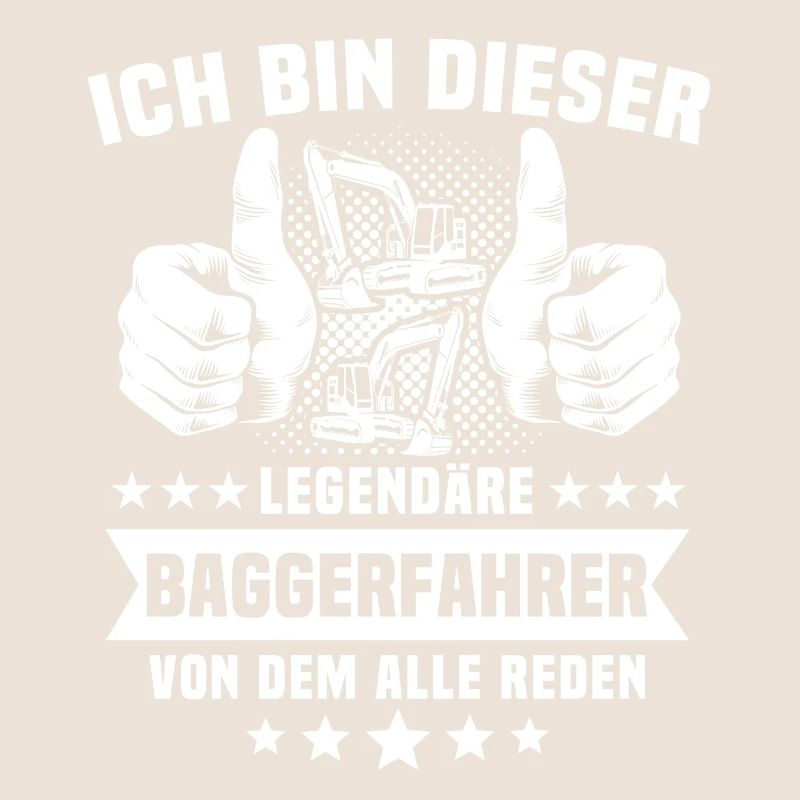 Baggerführer Bagger Baggerfahrer