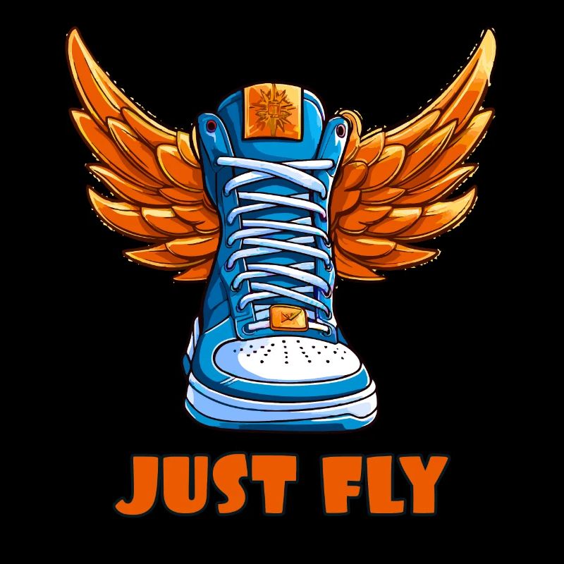 Sneaker sneaker avec ailes