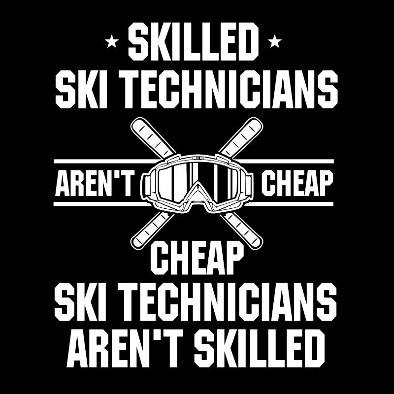 Drôle de technicien de ski cadeau