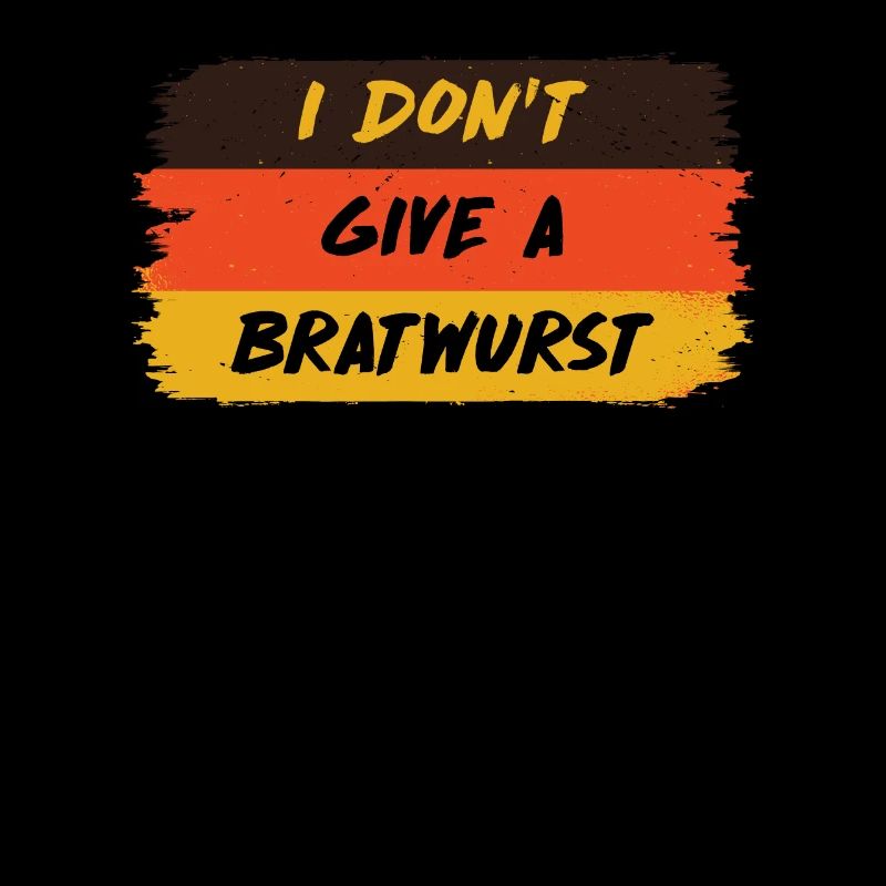 Schnitzel Shirt Bayerisch I don't Give a Schnitzel