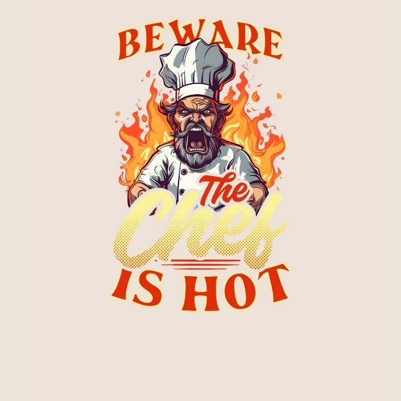 Chef Knife Beware The Chef Is Hot