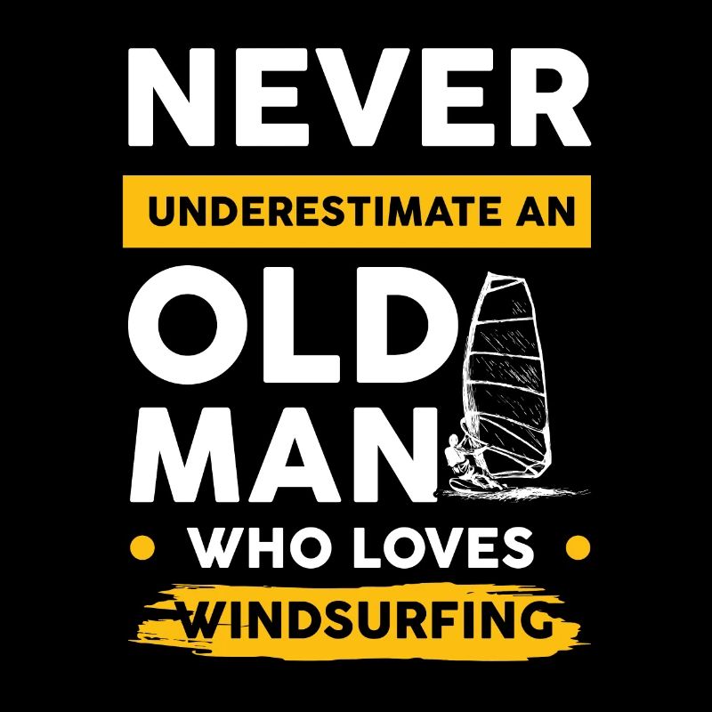 Windsurfing Old Man
