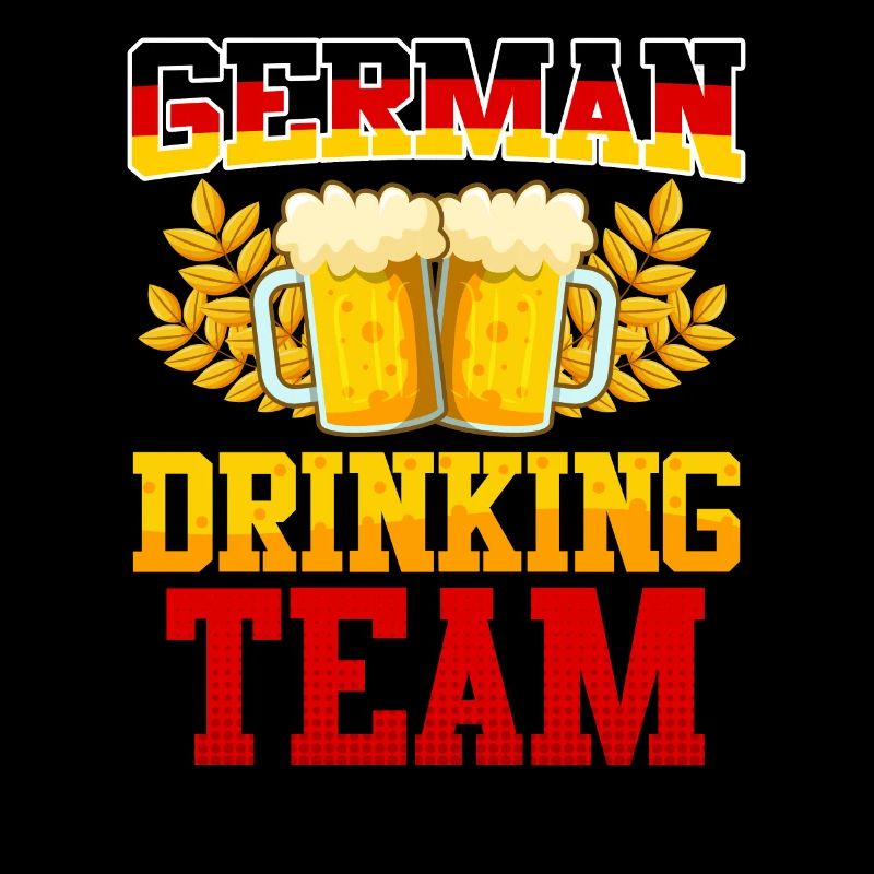 German Drinking Team Beer Drinkers Germany