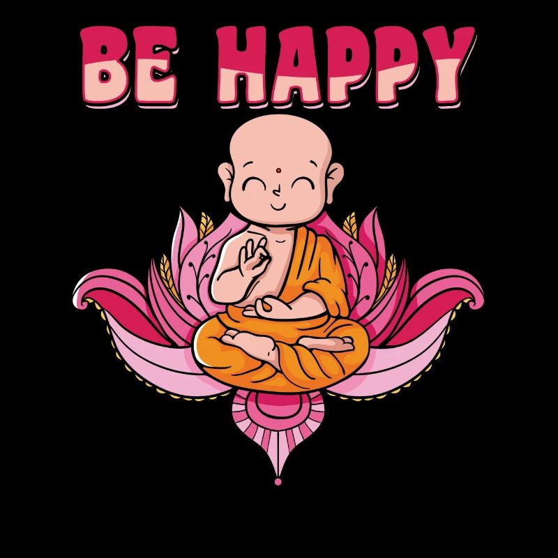 Bouddha bouddhiste Glücklich Soyez heureux