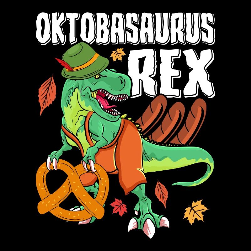 Oktobasaurus Rex Dinosaurier Brezel