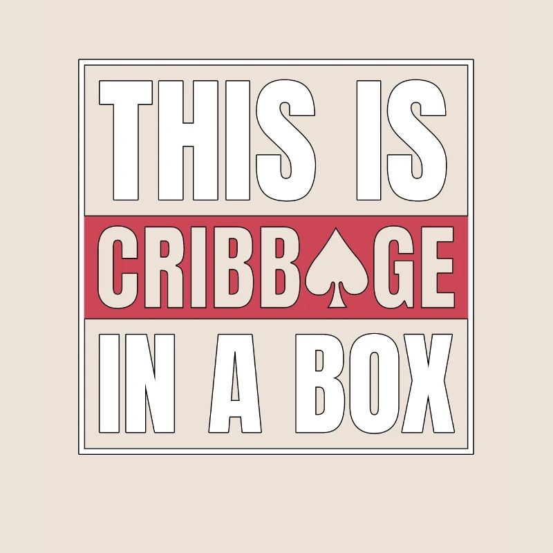 Cribbage This Is Cribbage In A Box Cartes à jouer