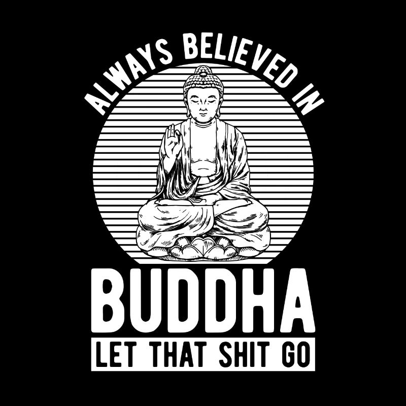Bouddha bouddhiste Bouddha, lâchez la merde