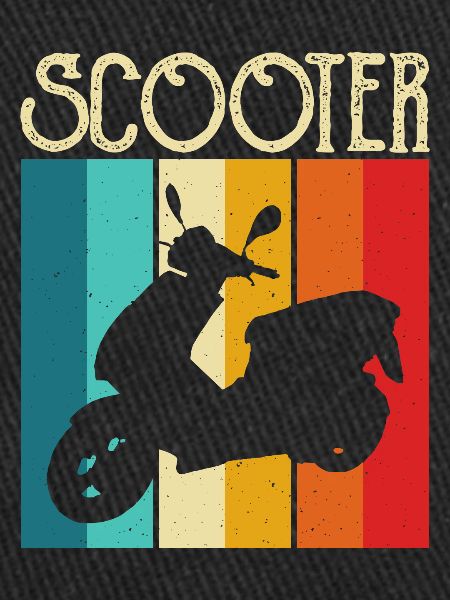 Roller Rollerfahrer Motorroller
