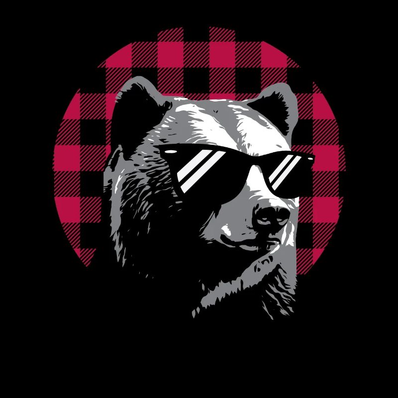 Red Buffalo Plaid Bär
