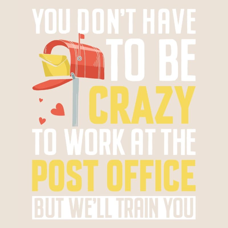 Drôle de bureau de poste Service postal Mailman nous
