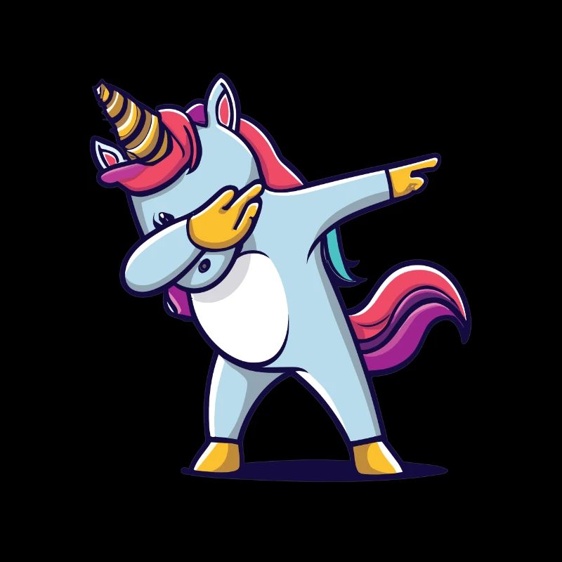 Dab Dabbing Licorne Dabbing Danse de la licorne