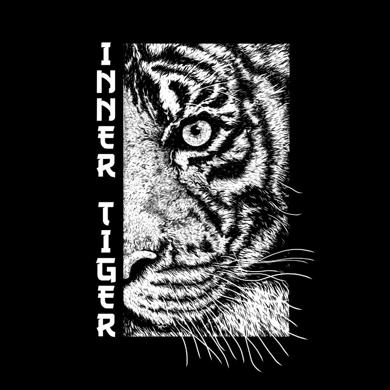 Inner Tiger Königstiger Wildkatze Sibirischer