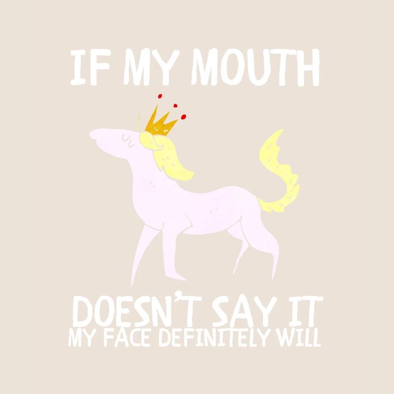 Si ma bouche ne dis-le pas, mon visage le fera certainement:
