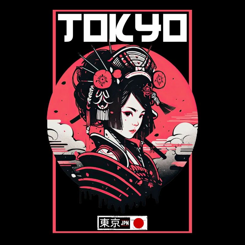 Asie 80s Samouraï Rétro Japonais Samouraï