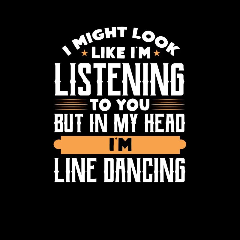 Linedance Country Line Dancer Linedancing Cadeau