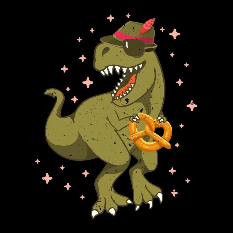 Brezeln Dinosaurier Bayerisch