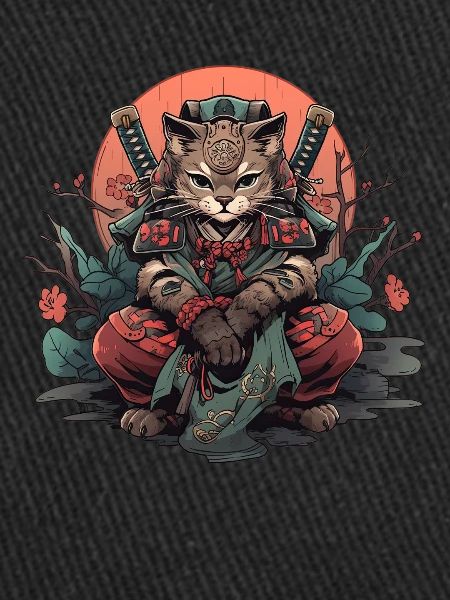 Chat d’Asie Samouraï japonais Samouraï