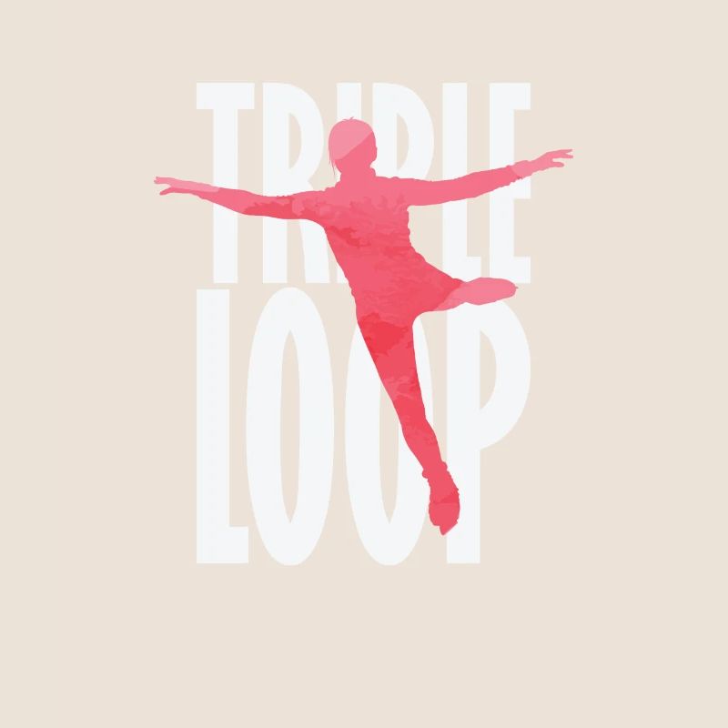 Triple Loop Eiskunstlauf