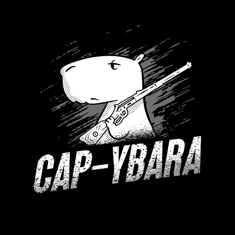 Capybara Cap-Ybara Rongeur Propriétaire d’animaux Capybara Lover