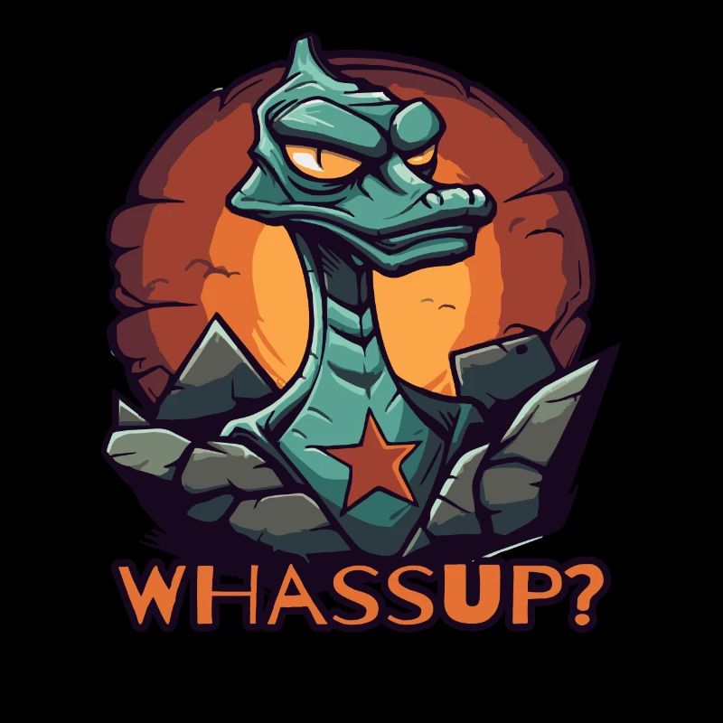 Was geht ab, cooler Dino-Echsen?