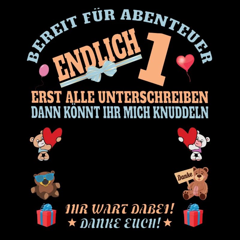 1. Geburtstag Junge Gästebuch Gästeliste