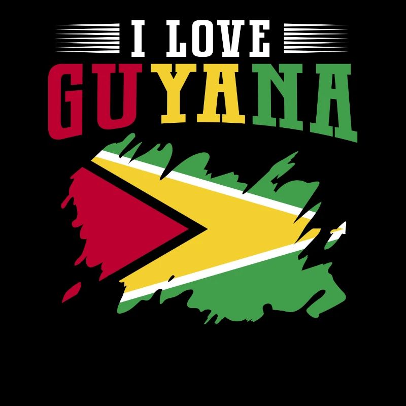 Guyana Flag Guyanais Guyanais