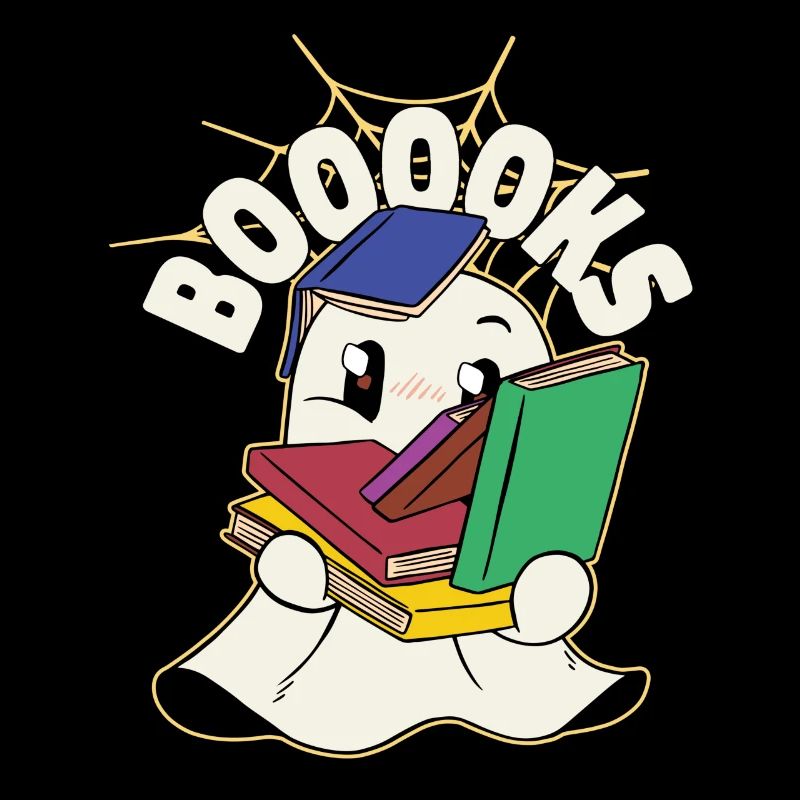 Groovy Read More Books Ghost Cute Funny